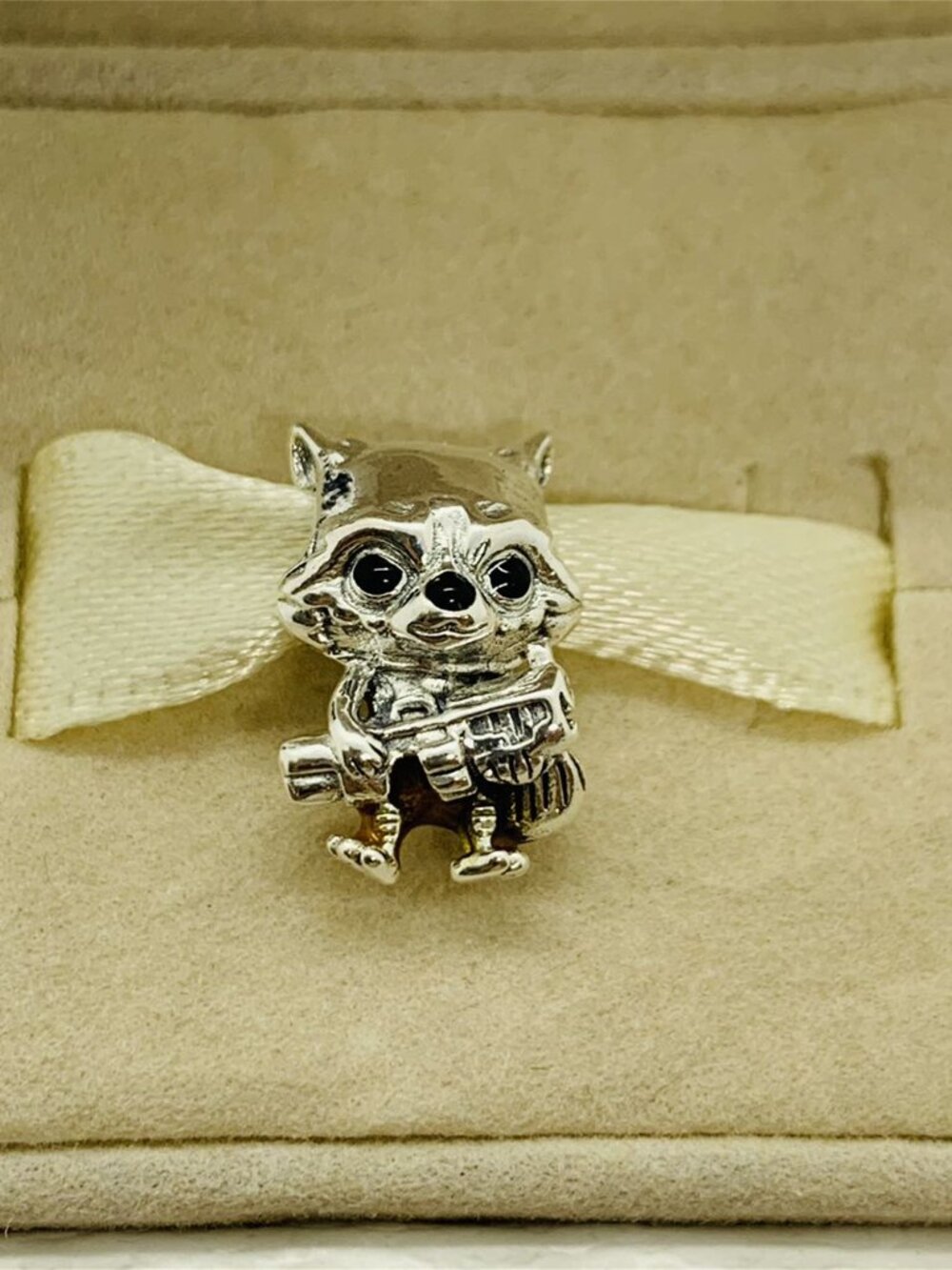 ✨🔥Pandora Guardians of the Galaxy Rocket Raccoon Charm